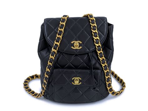 chanel business affinity backpack sizes|Chanel vintage duma backpack.